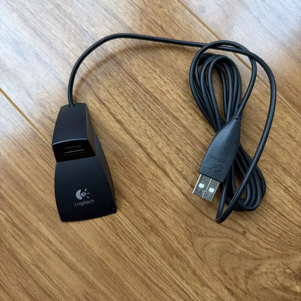 Logitech 501688-A000 USB A Male to Female 5ft Extension Cable Stand
